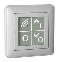 Пульт сенсорный PU212-1 (белый) (1 канал управления + 1 канал сценария)