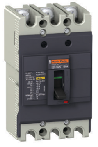 SE Easypact EZC100 Автоматический выключатель 3P 16A 18 KA/380В 3T (EZC100N3016)