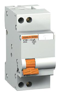 SE Домовой АД63 Дифференциальный автоматический выключатель 1P+N 25А 30mA (11474)